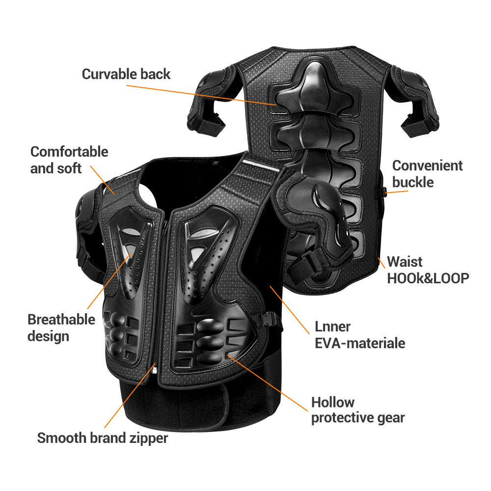Motorcycle Body Armor Anti-Fal - Chest Protector Armor ulasan dan harga