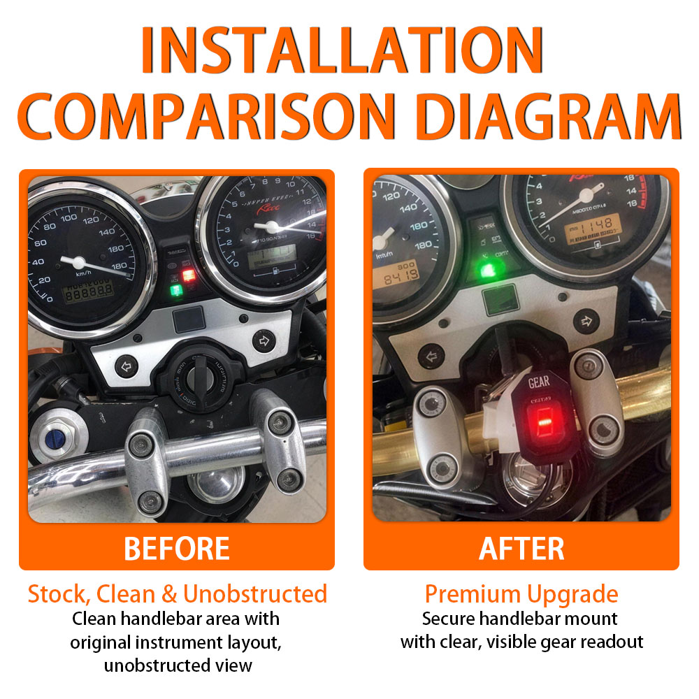 Fit For Universal Motorcycle A - Motorcycle Gear Indicator ulasan dan harga
