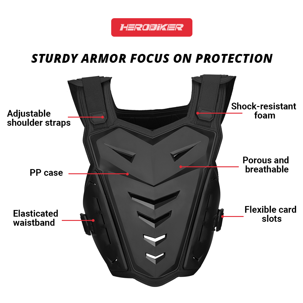 Motorcycle Body Armor Vest Ant - Chest Protector Armor ulasan dan harga
