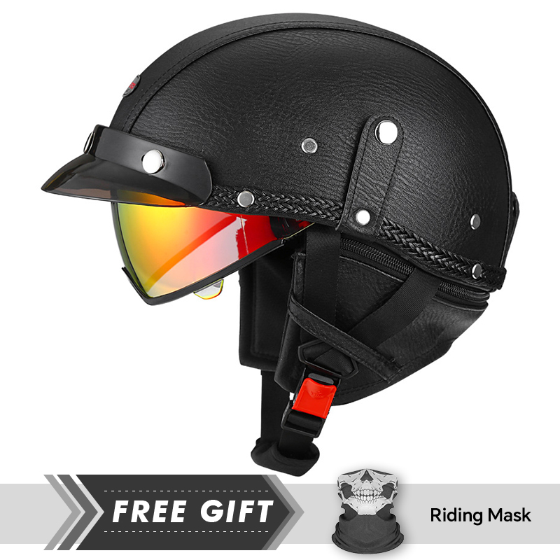 DOT Approved Men Women Half Fa - Motorcycle Gear Store ulasan dan harga
