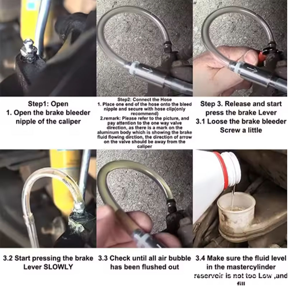 1Pcs Brake Fluid Bleeder Hose  - Motorcycle Gear Oil ulasan dan harga