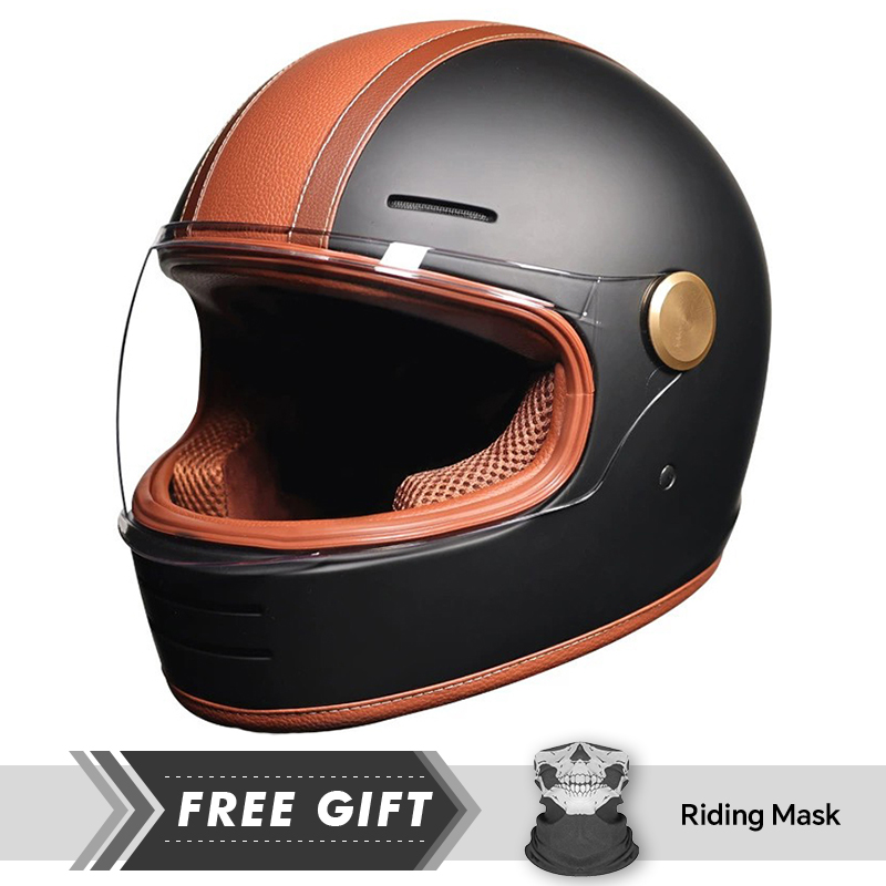 Men Women Leather Full Face Mo - Motorcycle Gear Store ulasan dan harga