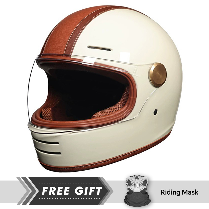 Vintage Full Face Motorcycle H - Motorcycle Gear Store ulasan dan harga
