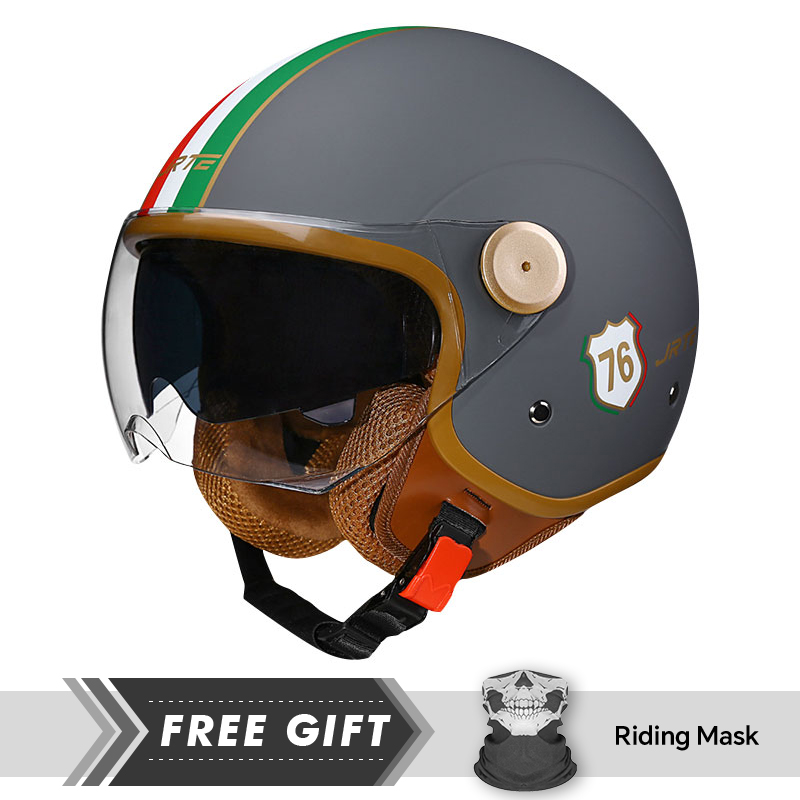 Adult Men Women Retro 3/4 Open - Motorcycle Gear Store ulasan dan harga